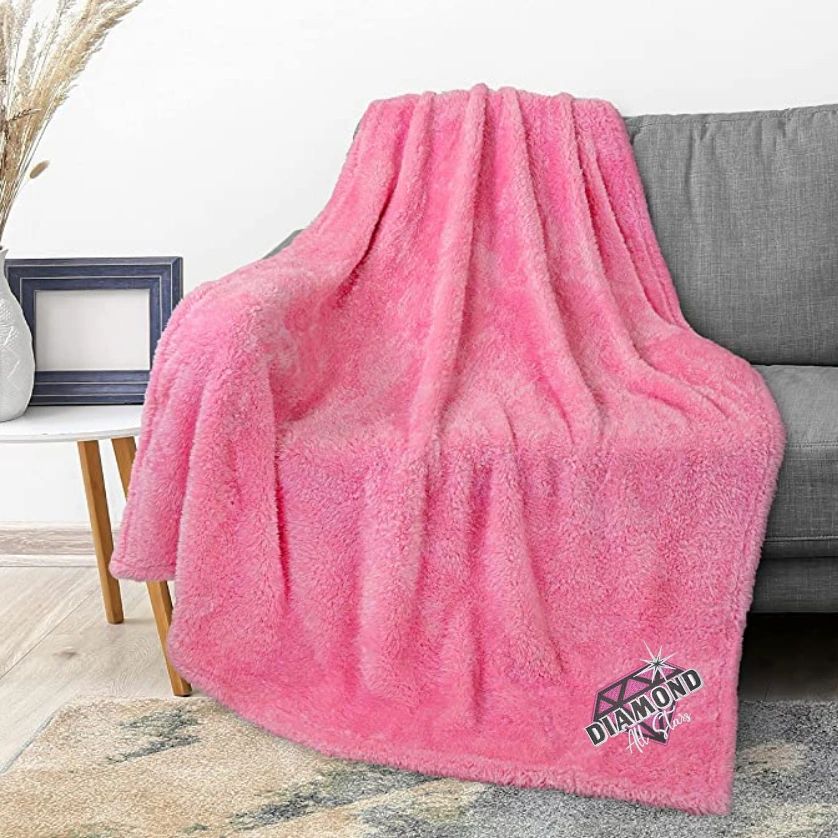 DAC Pink Sherpa Blanket